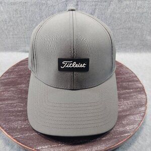 Titleist Gray Performance Golf Cap With Adjustable Strap & Perforated Design